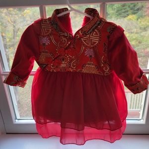 Warm Chinese dress